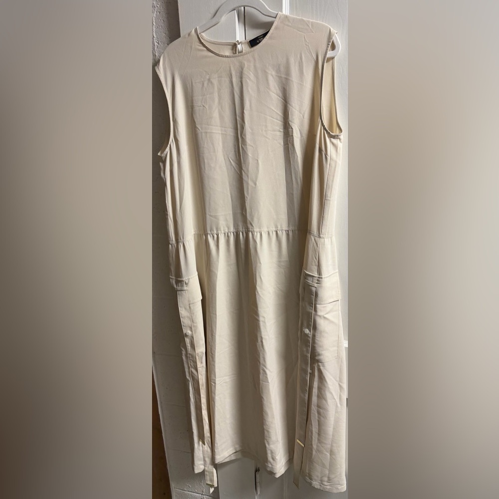 Women's Cream Maxi Dress - Picture 3 of 5